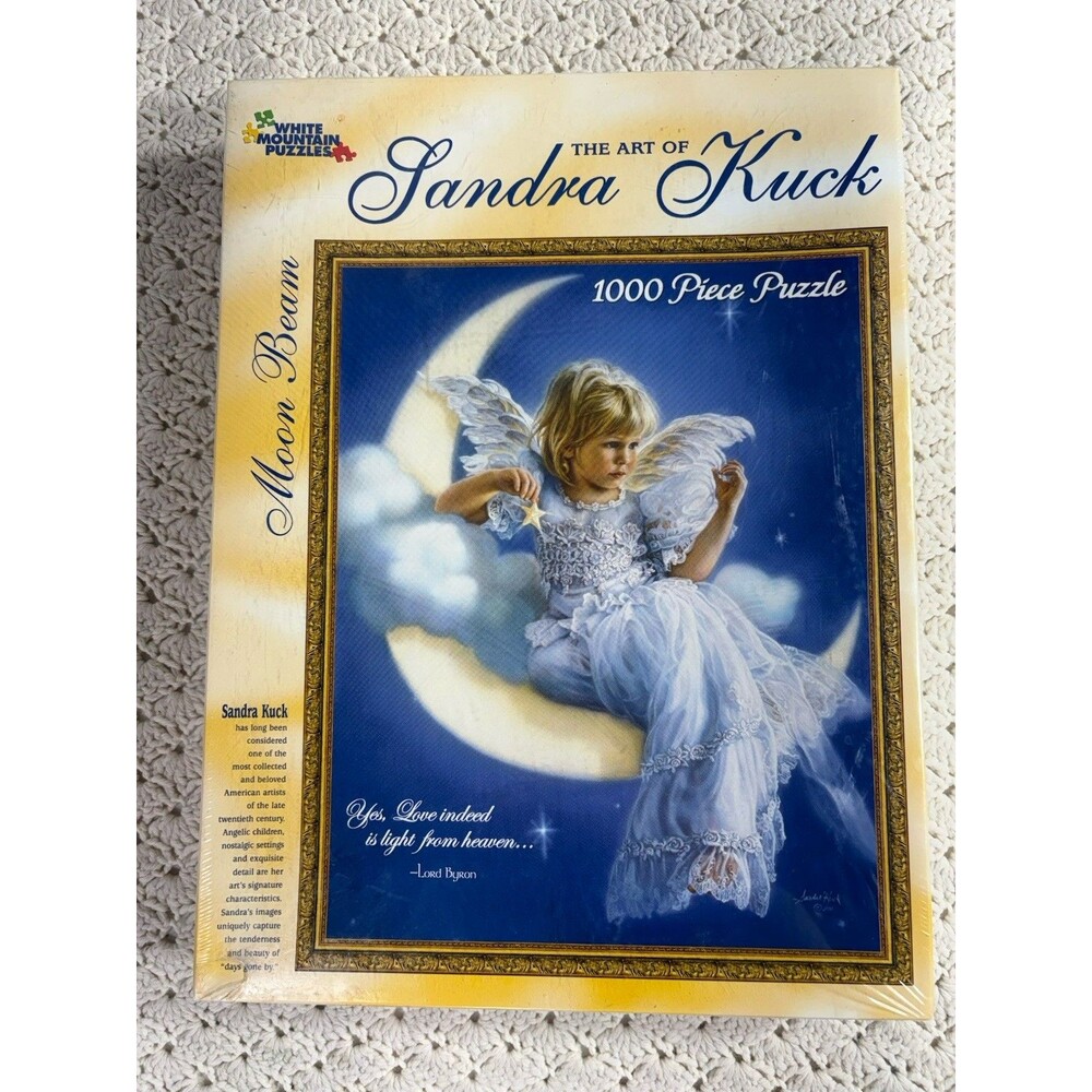 Moon Beam by Sandra Kuck 1000 Piece Puzzle, New Factory Sealed Box 24" x 30"